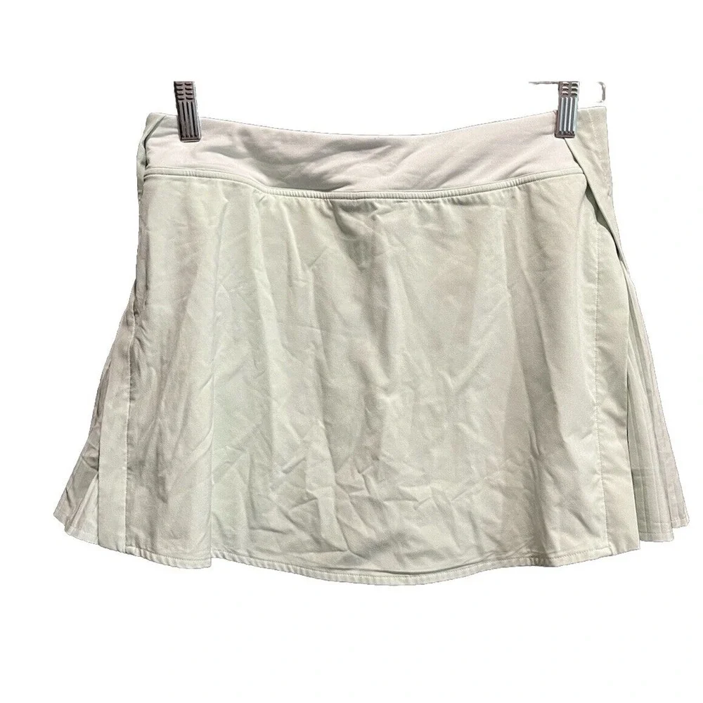 Lululemon‎ Light Mint Green Peek Pleat High-Rise Tennis Skort Skirt Size 8